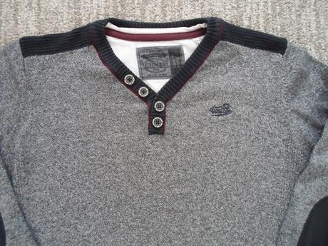 Modrý svetr svetřík, c&a,146