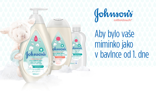 Soutěž o 5 balíčků novorozenecké řady JOHNSON’S® Cottontouch™