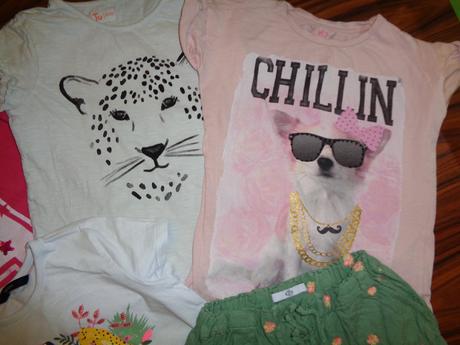 Letní balíček pro holku - 5 kusů - velikost 128, 122–134