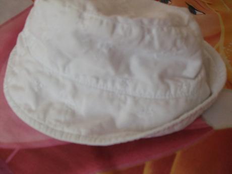 Biely klobúčik 6-12 mesiacov, tu,68
