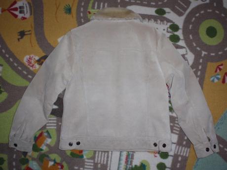 Bunda-bundička jaro/podzim kůže broušená-jelenice, l