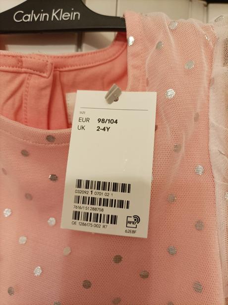 Dívčí slavnostní šaty h&m vel.98/104 - nové, h&m,104