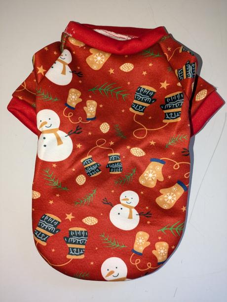 Vánoční mikina pro pejsky i kočičky vel. m, 