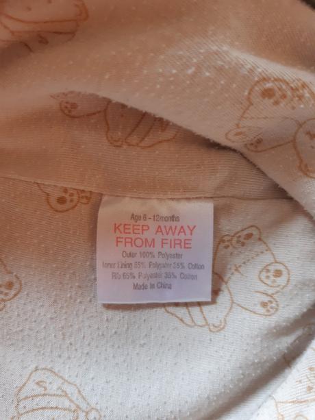 Zimní fleecový overal medvídek vel 74, 86