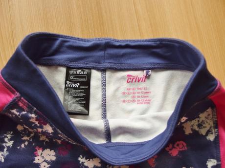 Sportovní zateplené legíny zn. crivit 152 top stav, crivit,152