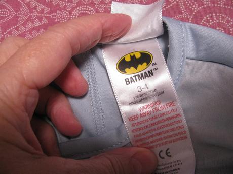 Karneval-kostým, overal batman,