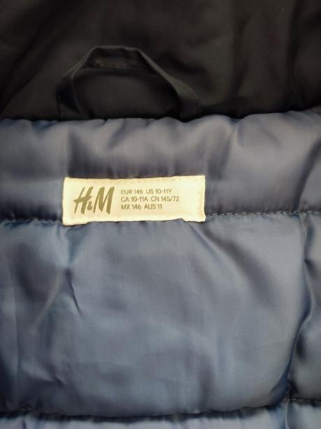 Zimní kabát vel. 146, h&m,146