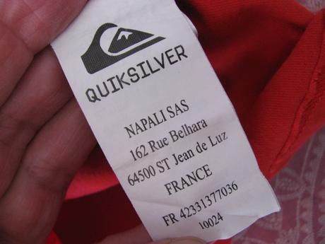 Dětské bavlněné tričko quiksilver, quiksilver,122
