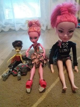 Monster high panenky a auto, 