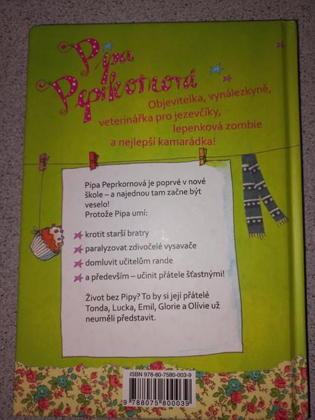 Kniha pipa pepikovna ve skole,