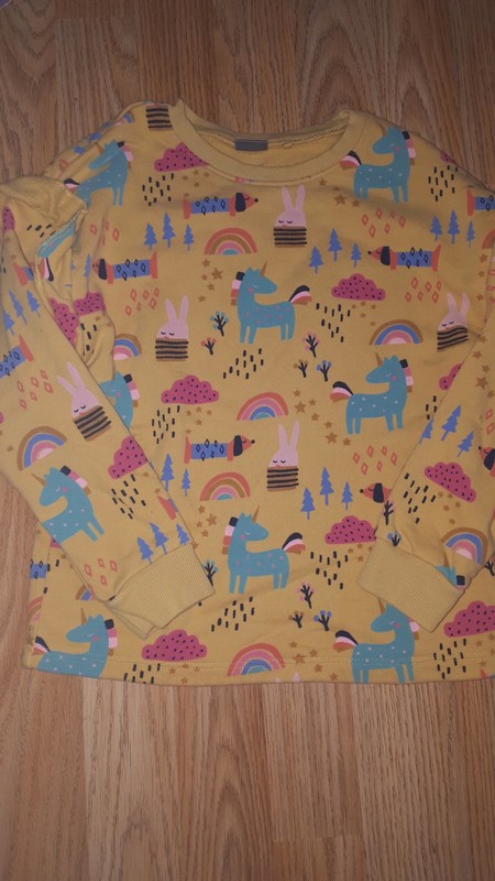 Žlutá mikina s poníky vel 116 next, next,116