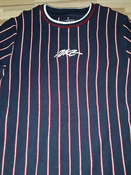 Sportovní pruhované tričko 116 next, next,116