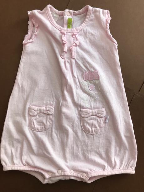 Overalek letní růžový - v.9/12 měs., 80