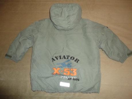 Hezká zimní bunda, letecká série, vel. 92-vada, 92