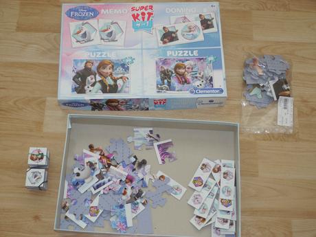 4 v 1-2krat puzzle,domino,pexeso ledove kralovstvi, 