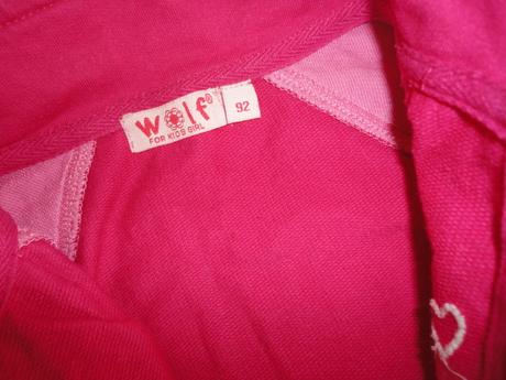 Pěkná teplákovka wolf, 1,5-2 roky, wolf,92