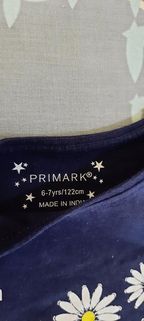2x dívčí tričko značky primark, vel. 6-7 let, primark,122