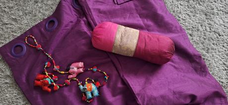 Sada doplňků, závěs, polštář a dekorace, 