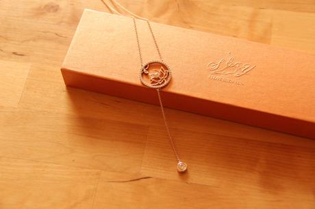 Náhrdelník shen yun lotosové víly růžové zlato,