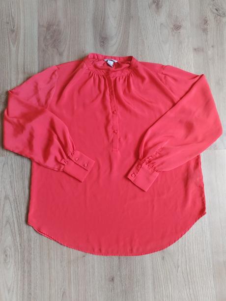 Halenka l xl 40 42 červená, h&m,l