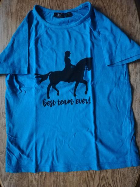 Tričko o dívčí s koníkem, vel. 140 /146, zn. bonpr, bonprix,140