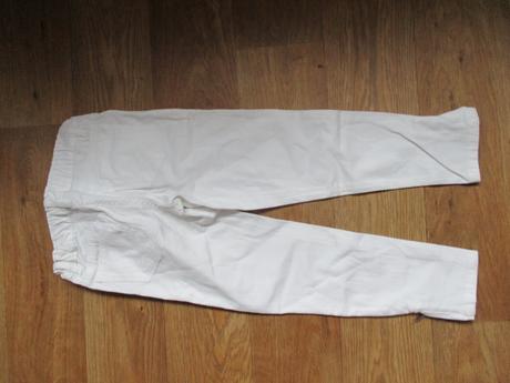 Bile kalhoty vel.128, 128