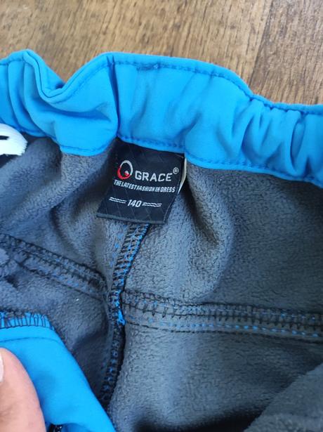 Sofshellové kalhoty, 140