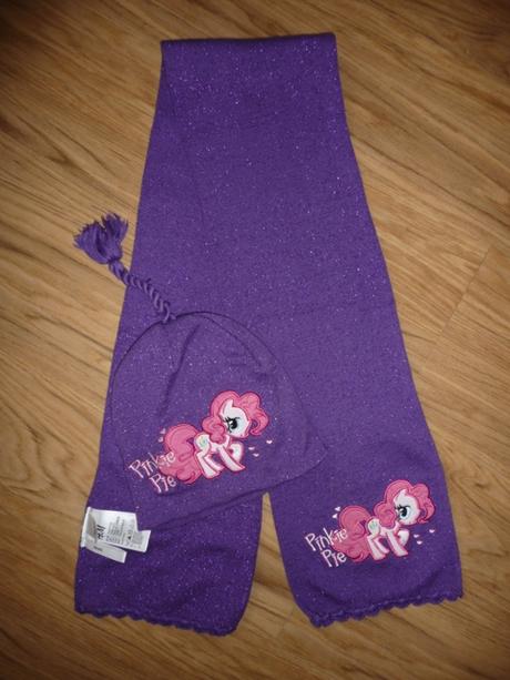 Komplet čepice a šála h&m na 3-4r-vel.104, h&m,104