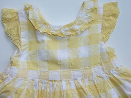 P573 žluté šaty vel. 74, matalan,74