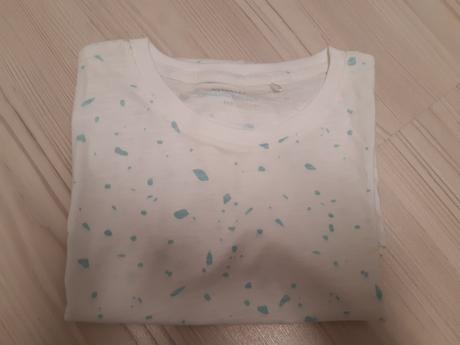 Bílé tričko s barevnými skvrnami vel. 146, reserved,146