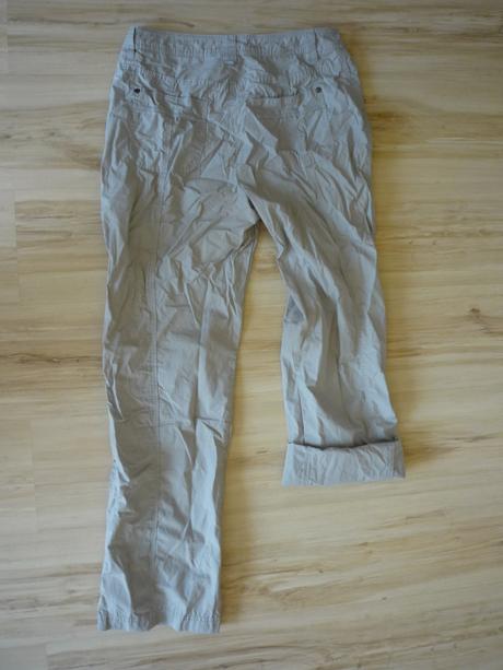 Plátěné béžové kalhoty - pláťáky, c&a,l