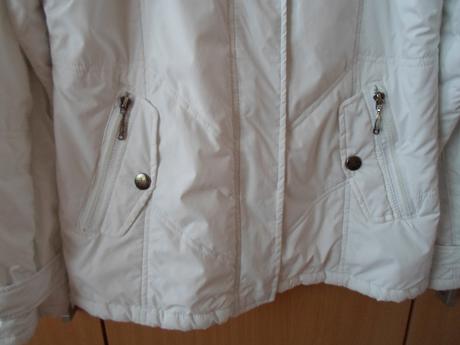 Bílá bunda bundička bílý kabát kabátek, m