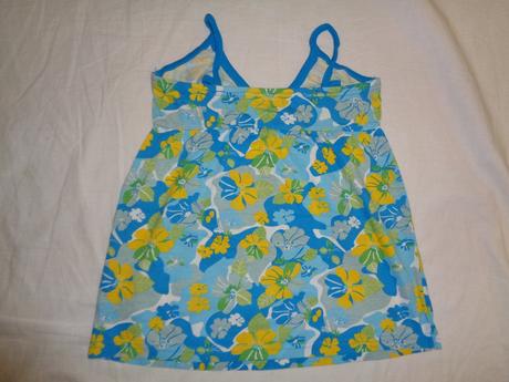 Letní komplet tuniky a legínových šortek, h&m,140