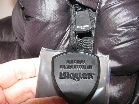 Zimní černá bunda s kapucí blauer.usa, l