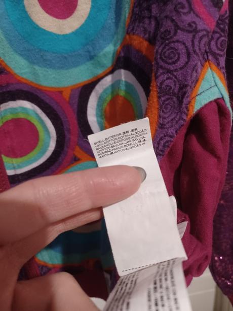 Oboustranná mikina desigual xs/s, 158/164, desigual,xs