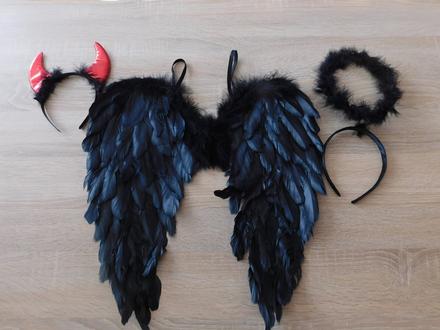 Kostým -andělská křídla, 