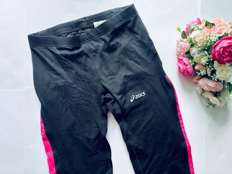 K4/ legíny sportovní černé - v.s/m, asics,s
