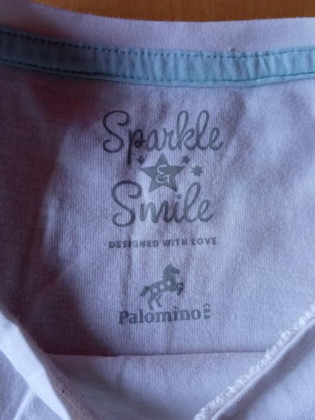 Bílé bavlněné tričko, palomino,134