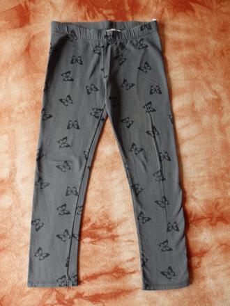 Legíny s motýlky, h&m,140