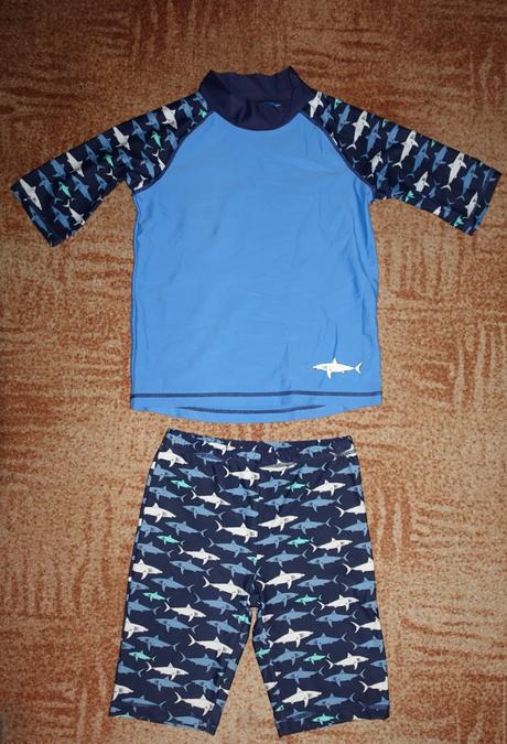 Souprava uv oblečení do vody vel. 122-128, tchibo,122