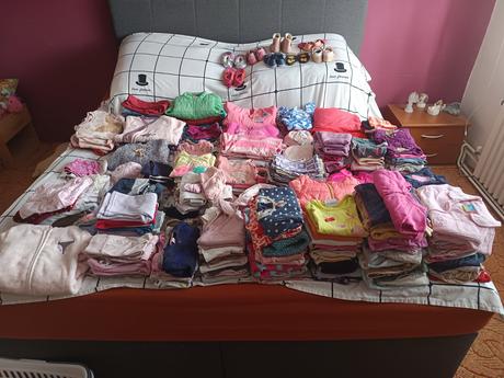 Oblečení na holčičku od půl roku do 3 let, 68–80