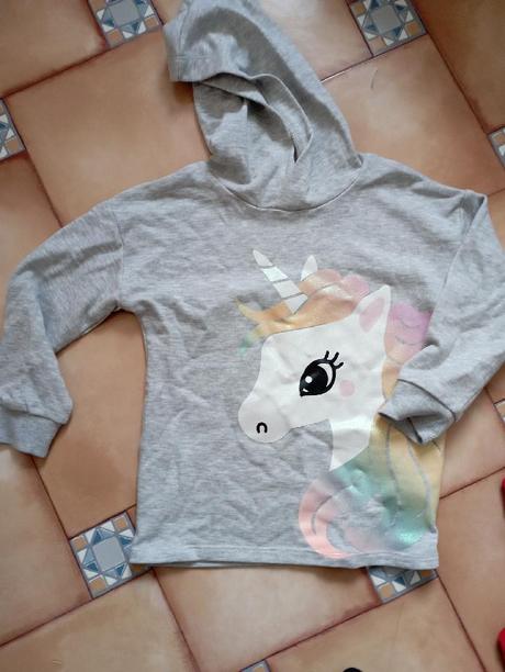 Mikina hm - jednorožec, h&m,110