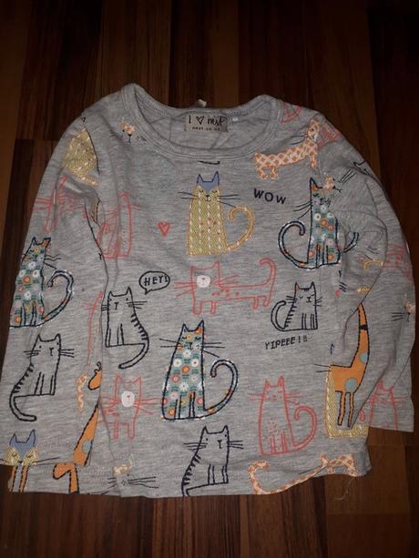 Šedá tričko s kočky 86 next, next,86