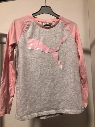 Šedorůžové puma triko, puma,128