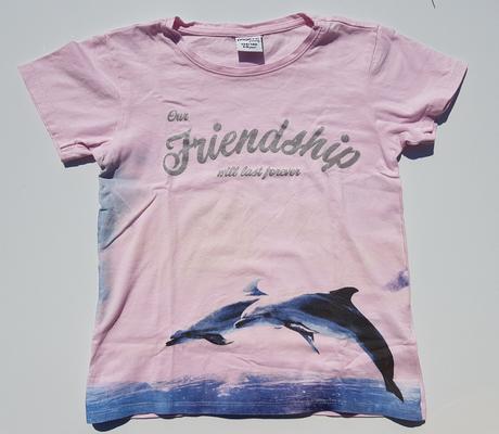 M80	dívčí triko delfíni vel. 134-140, 134