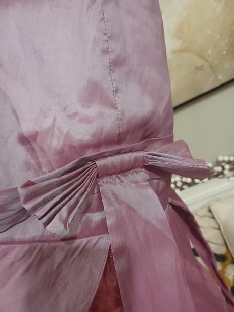 Růžové - lila sváteční příležitostní šaty s/m, s