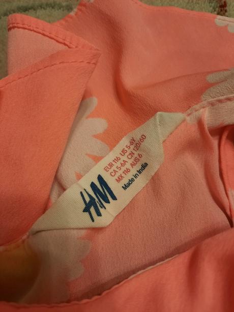 Zářivé letní šaty, h&m,116