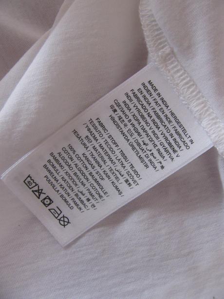 Bílé bavlněné tričko gant, gant,152