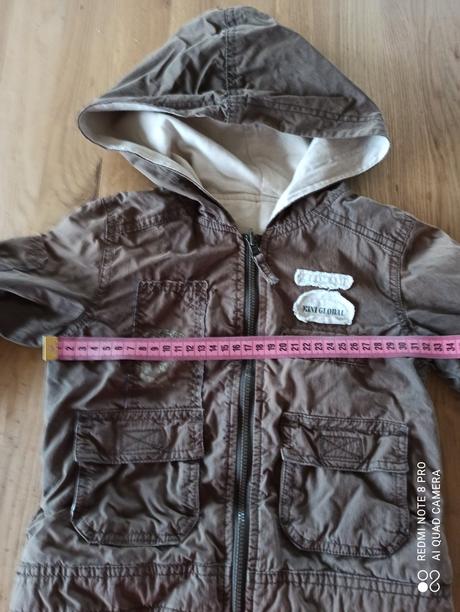 Hezká podzimní bunda s kapucí, 92