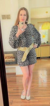 Nové, zvířecí motivšaty, vel m/l, stella, l